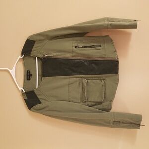 Army Green and Black Jacket